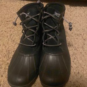 COPY - Black only worn a few times memory foam sole SPERRY’s duck boots